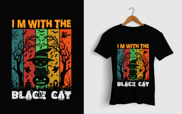 Black Cat What Halloween Graphics for Print Templates