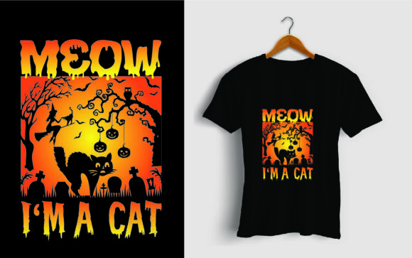 Cat Happy Halloween Design: Graphics & Print Templates Review