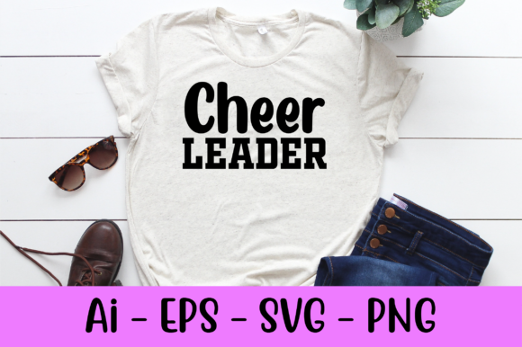 Cheer Leader Svg: Graphics for Print Templates