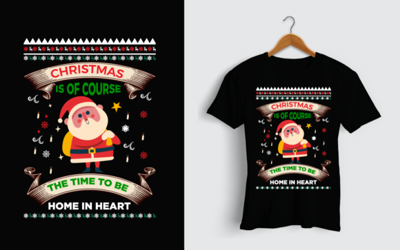 Create Merry Christmas T Shirt Design: Graphics & Print Templates