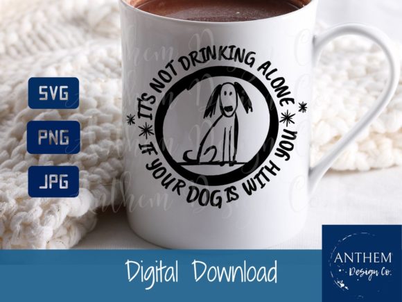 Drinking with Your Dog Graphics & Illustrations