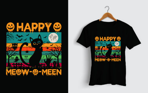 Happy Halloween Cat T Shirt Design: Graphics & Print Templates Review
