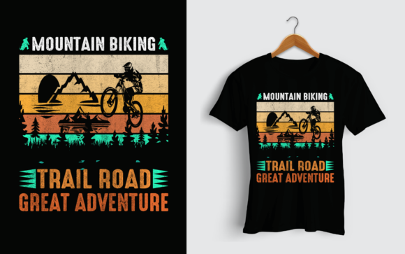 Mountain Bikes Adventure T-Shirt Design: Graphics & Print Templates Review