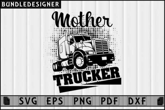 Trucker T Shirt Sublimation: Graphics & Print Templates